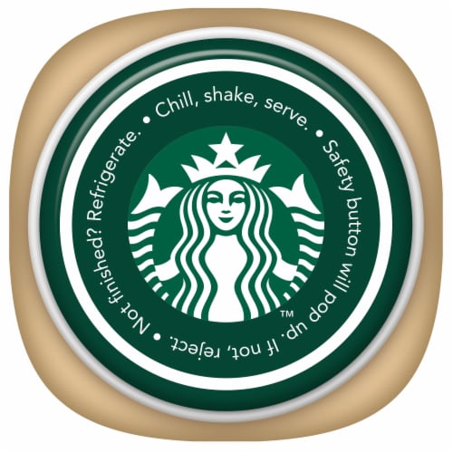 Starbucks® Frappuccino Iced Coffee Bottle Perspective: left