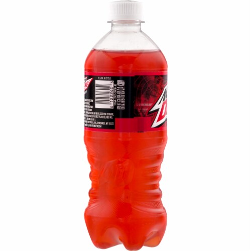 Mountain Dew® Code Red Soda Bottle Perspective: left