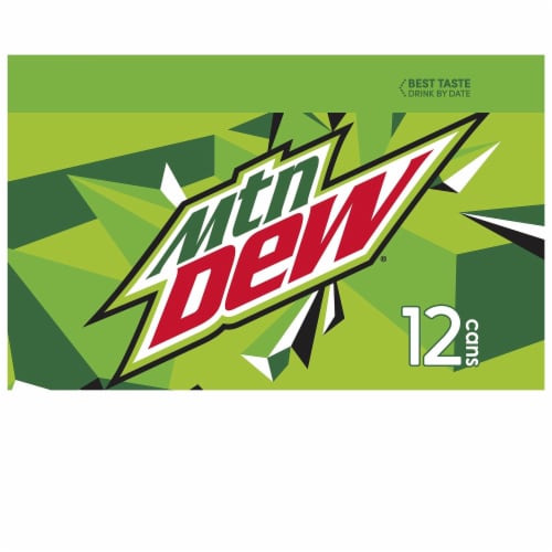 Mountain Dew Soda Can Perspective: left