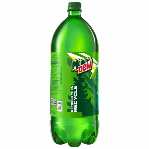 Mountain Dew® Soda Bottle Perspective: left