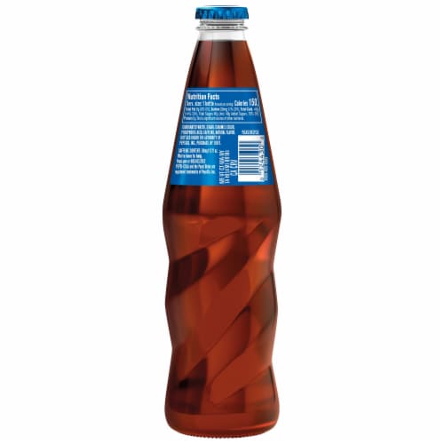Pepsi Cola® Soda Glass Bottle Perspective: left