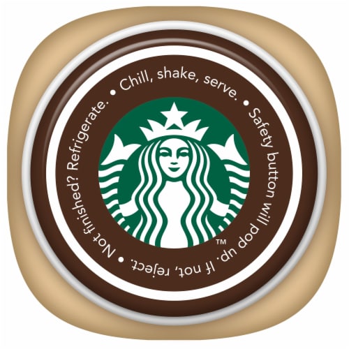 Starbucks® Frappuccino® Mocha Iced Coffee Bottle Perspective: left