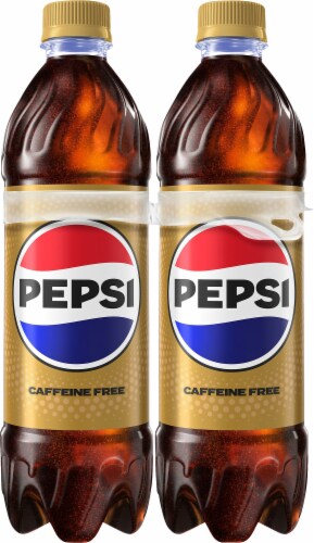 Pepsi Cola® Caffeine Free Soda Bottles Perspective: left