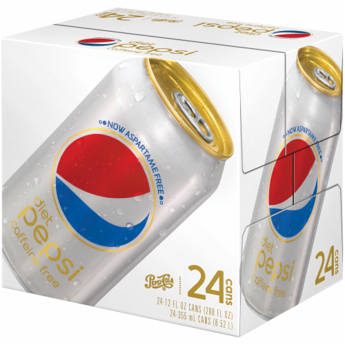 Diet Pepsi Caffeine Free Soda 24 Cans 12 Fl Oz Fry S Food Stores
