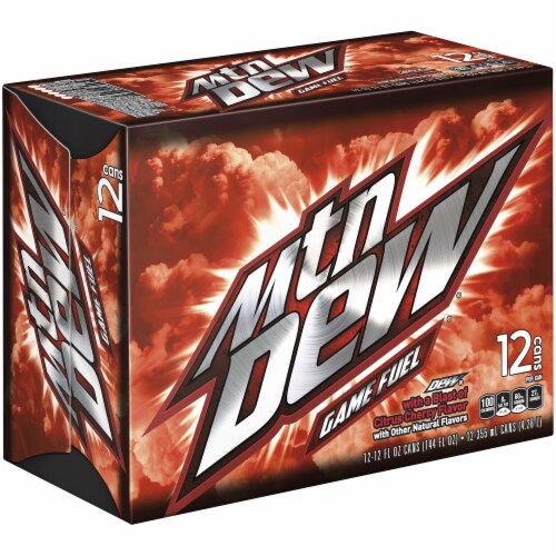 Mountain Dew Game Fuel Citrus Cherry Soda, 12 cans / 12 fl oz Ralphs