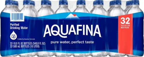 Aquafina® Purified Drinking Bottled Water, 32 bottles / 16.9 fl oz ...