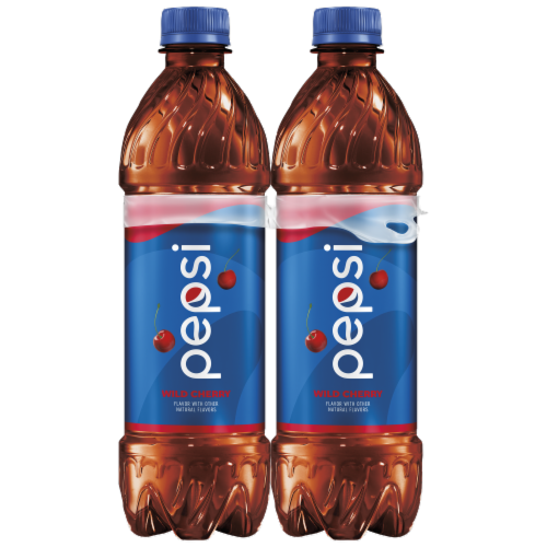 Pepsi Cola Wild Cherry Soda 8 Pack Bottles, 8 bottles / 16