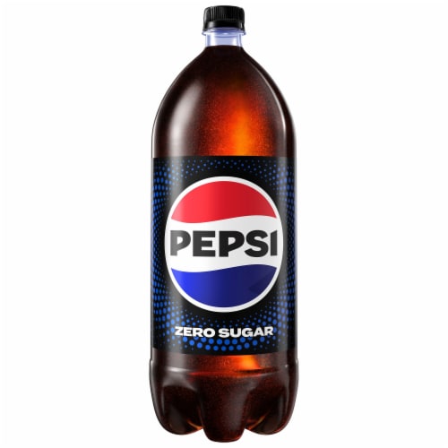 Pepsi Cola® Zero Sugar Soda Bottle Perspective: left