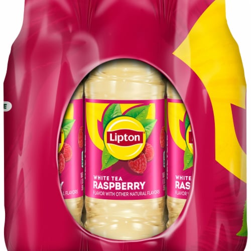 Lipton® Raspberry White Iced Tea Multipack Bottles Perspective: left