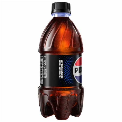 Pepsi Cola® Zero Sugar Soda Bottles Perspective: left