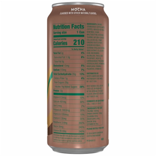 Starbucks® DoubleShot® Mocha Energy Coffee Beverage Perspective: left