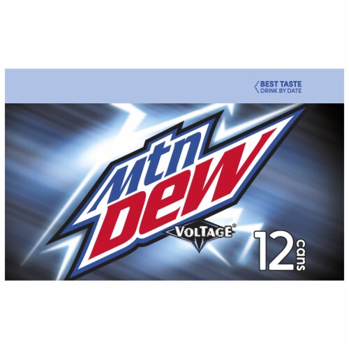 Mountain Dew Voltage Soft Drink Pack Perspective: left