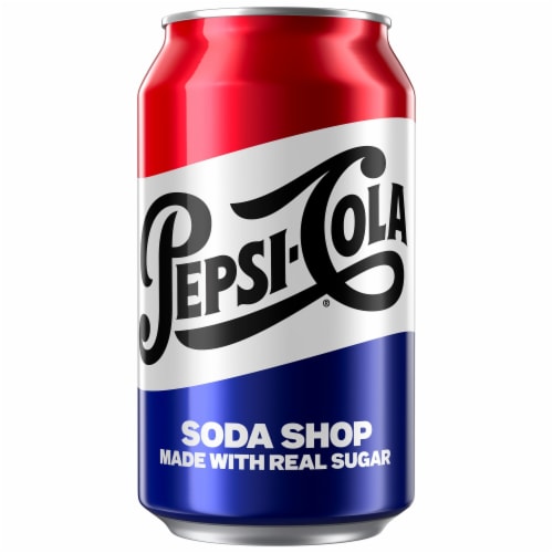 Pepsi Cola® Real Sugar Soda Cans Perspective: left