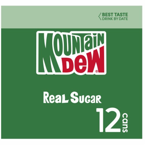 Mountain Dew® Throwback Soda Can Perspective: left