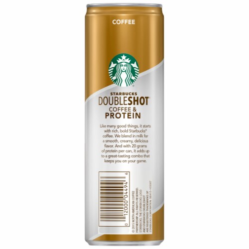 Starbucks® Doubleshot Coffee & Protein Beverage Perspective: left