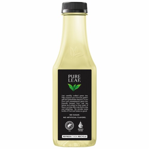 Pure Leaf No Sugar Real Brewed Tea Green Tea Unsweetened 18.5 Fl Oz Perspective: left