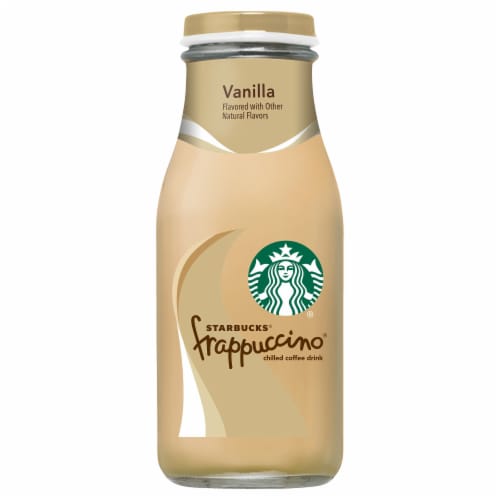 Starbucks® Vanilla Frappuccino Chilled Iced Coffee Drink Perspective: left