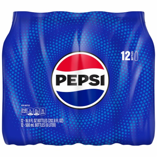 Pepsi Cola® Soda Bottles Perspective: left