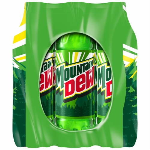 Mountain Dew® Soda Bottles Perspective: left