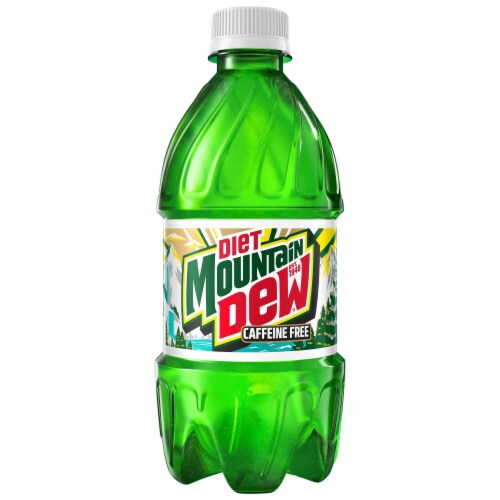 Diet Mtn Dew® Caffeine Free Soda Bottles Perspective: left