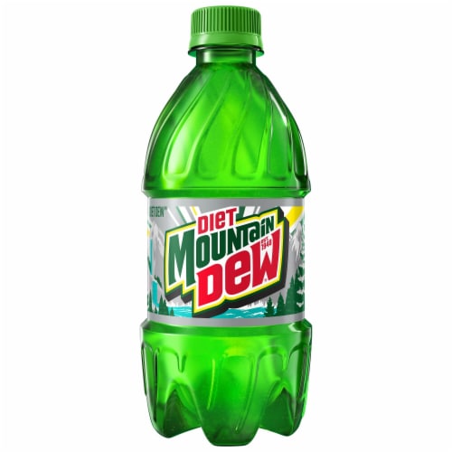 Diet Mountain Dew® Soda Bottles Perspective: left