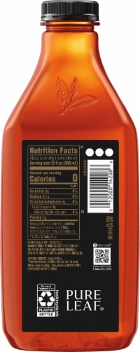 Pure Leaf® Unsweetened Black Iced Tea Carton Perspective: left