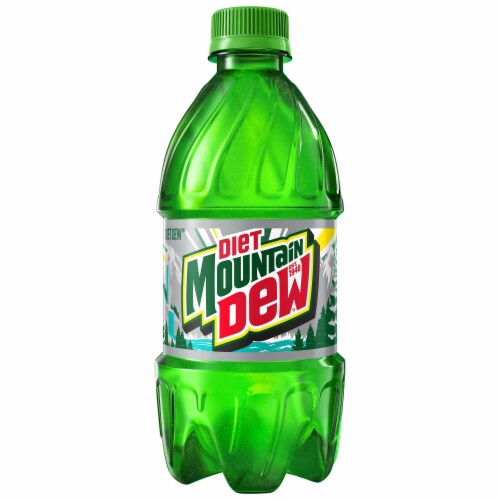 Mountain Dew® Diet Soda Bottles Perspective: left
