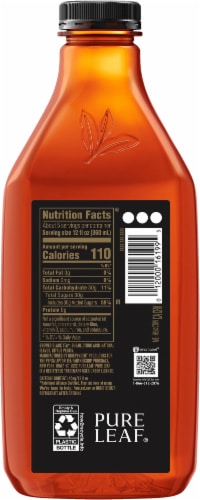 Pure Leaf® Raspberry Iced Tea Carton Perspective: left
