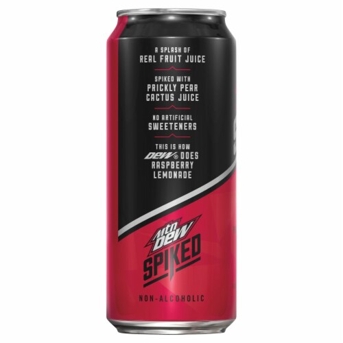 Mountain Dew Spiked Raspberry Lemonade Perspective: left