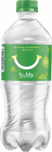 Bubly™ Lime Flavored Sparkling Bottled Water Perspective: left