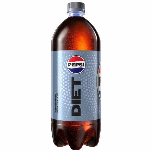 Diet Pepsi Cola Soda Perspective: left