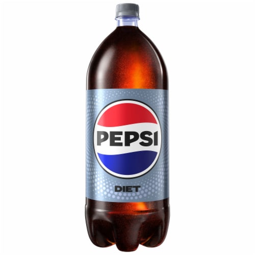 Diet Pepsi Cola® Zero Sugar Soda Bottle Perspective: left