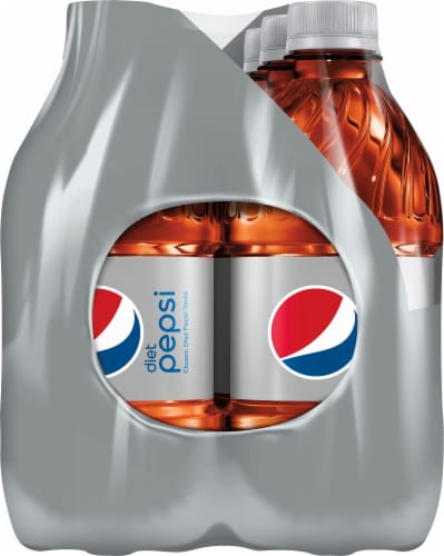 Diet Pepsi Cola® Soda Bottles Perspective: left