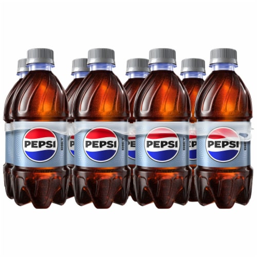 Diet Pepsi Cola® Zero Sugar Soda Bottles Perspective: left