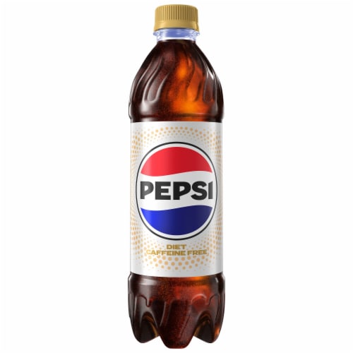 Diet Pepsi Cola® Caffeine Free Soda Bottles Perspective: left