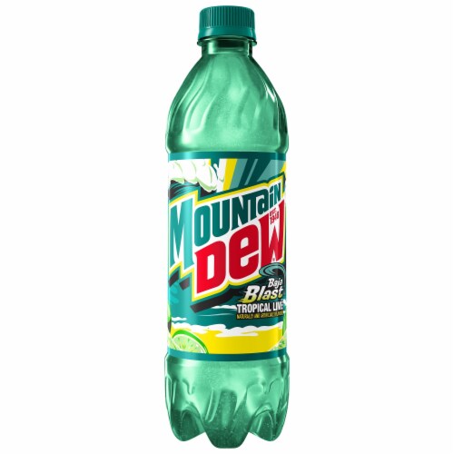 Mountain Dew® Baja Blast Soda Bottles Perspective: left