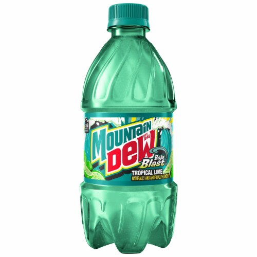 Mountain Dew® Baja Blast Soda Bottles Perspective: left
