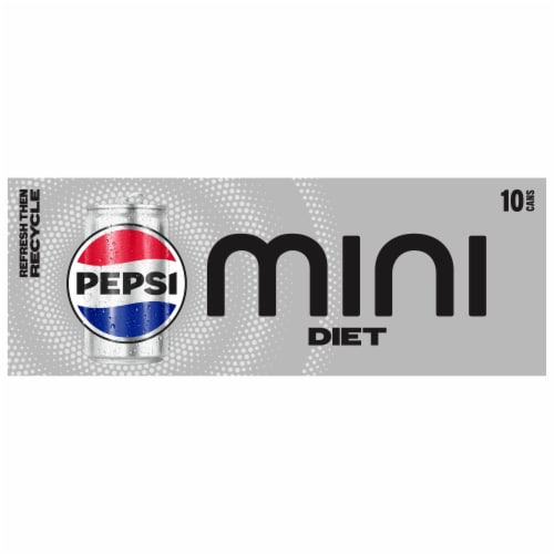 Diet Pepsi® Mini Cans Perspective: left