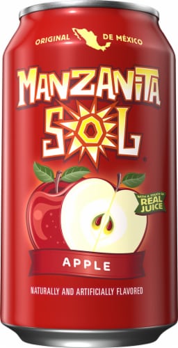 Manzanita Sol® Apple Soda Cans Perspective: left