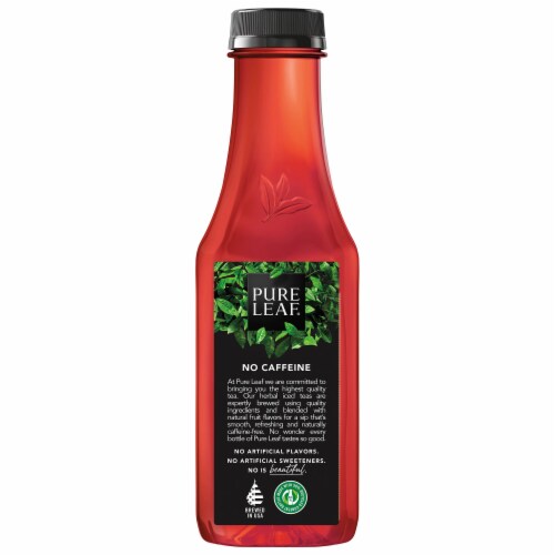 Pure Leaf Mango Hibiscus Herbal Brewed Iced Tea Perspective: left