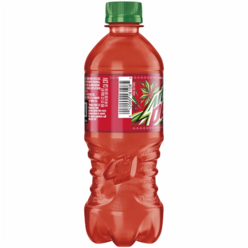 Mountain Dew Merry Mash-Up Cranberry Pomegranate Soda Perspective: left