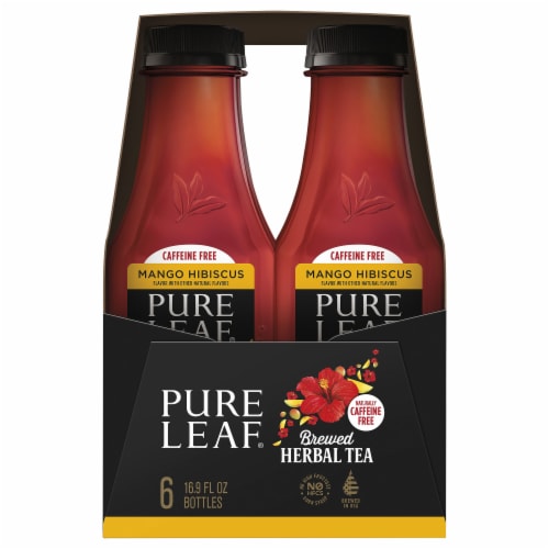 Pure Leaf® Mango Hibiscus Brewed Herbal Tea Perspective: left