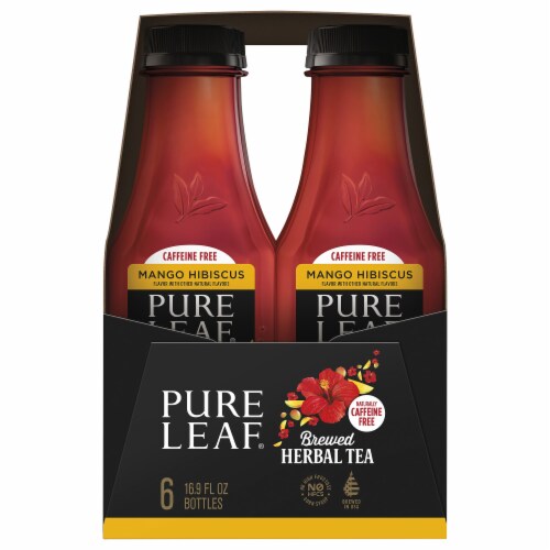 Pure Leaf® Mango Hibiscus Brewed Herbal Tea Perspective: left