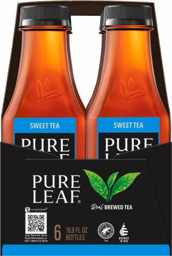 Pure Leaf Sweet Tea Brewed Iced Tea, 6 bottles / 16.9 fl oz - QFC