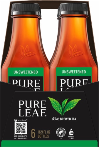 Pure Leaf® Unsweetened Iced Tea Multipack Bottles Perspective: left