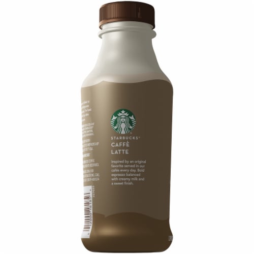 Starbucks Caffe Latte Iced Coffee Espresso Beverage Perspective: left
