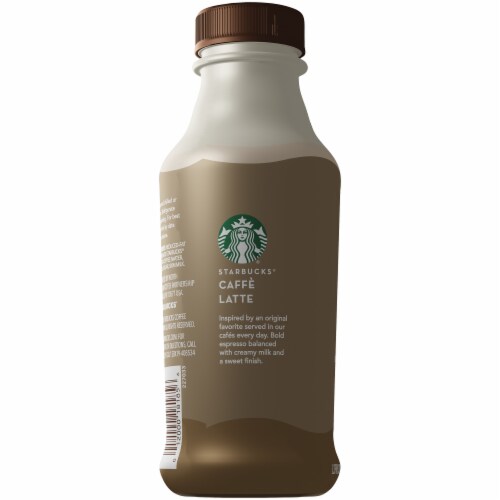Starbucks Caffe Latte Iced Coffee Espresso Beverage Perspective: left