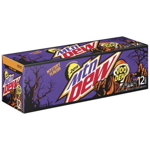 Mountain Dew Limited Edition Voo Dew Mystery Flavor Soda Perspective: left