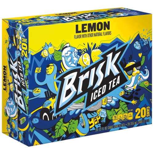 Lipton Brisk® Lemon Iced Tea Perspective: left