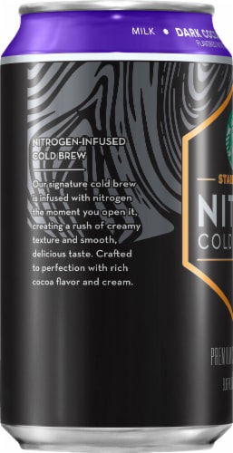 Starbucks® Nitro Cold Brew Dark Cocoa Sweet Cream Premium Iced Coffee Drink